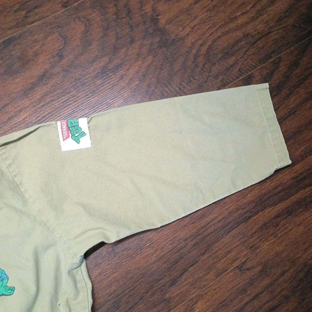 Vintage 1989 Teenage Mutant Ninja Turtles Mirage Jumpsuit Costume Size 6 Green - Picture 14 of 14